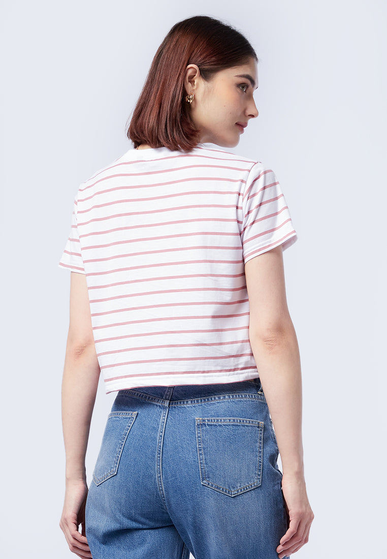 Short Sleeve Stripes T-Shirt