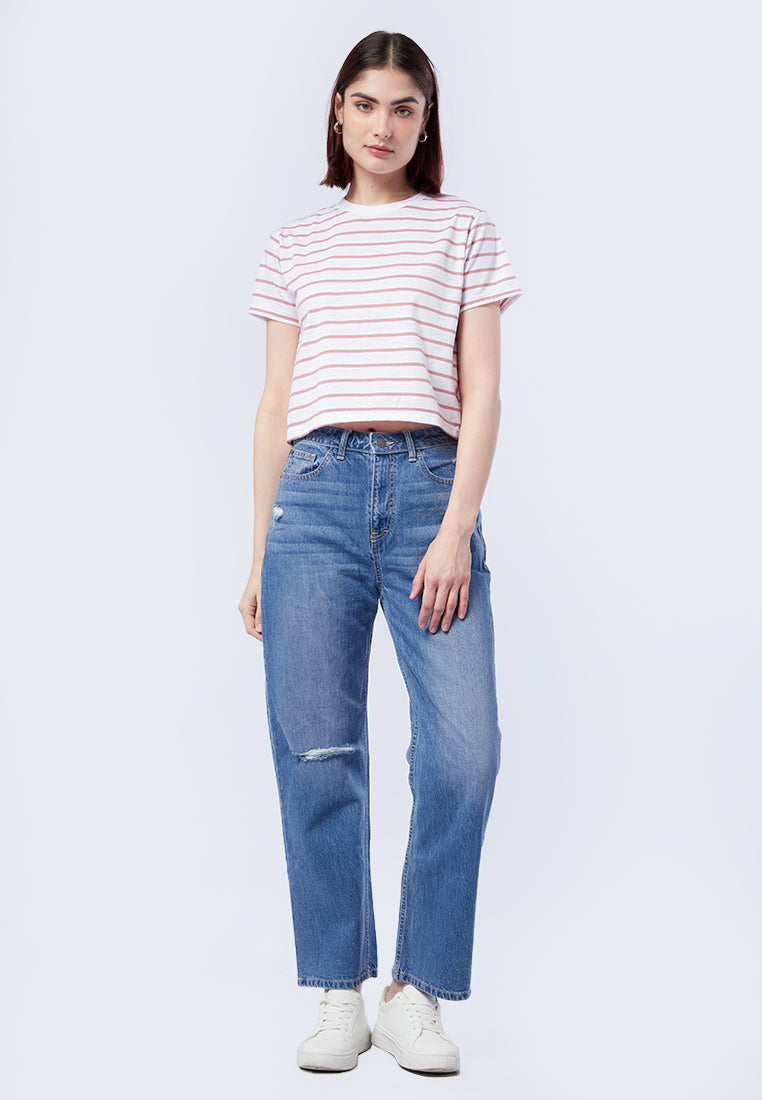 Short Sleeve Stripes T-Shirt