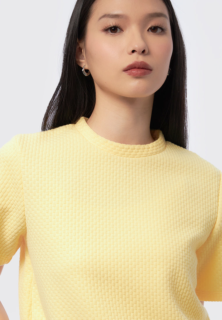 Round Neck Knit Top