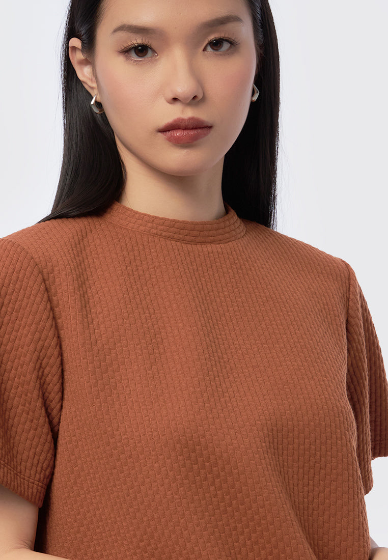 Round Neck Knit Top
