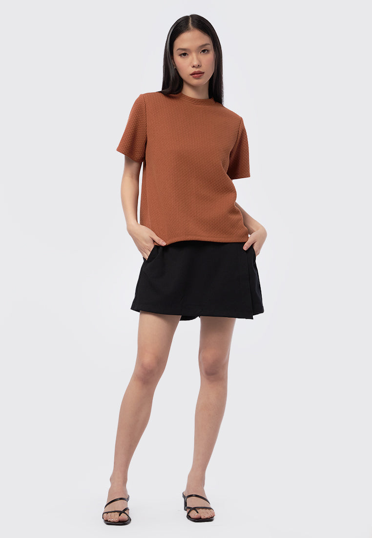 Round Neck Knit Top