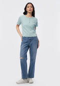 Button Up Short Sleeve Top