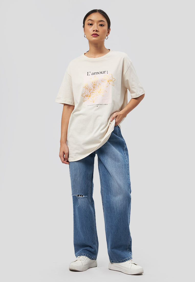Oversized Short Sleeve Graphic Tee