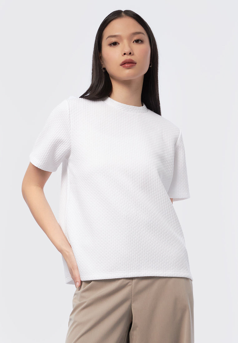 Round Neck Knit Top