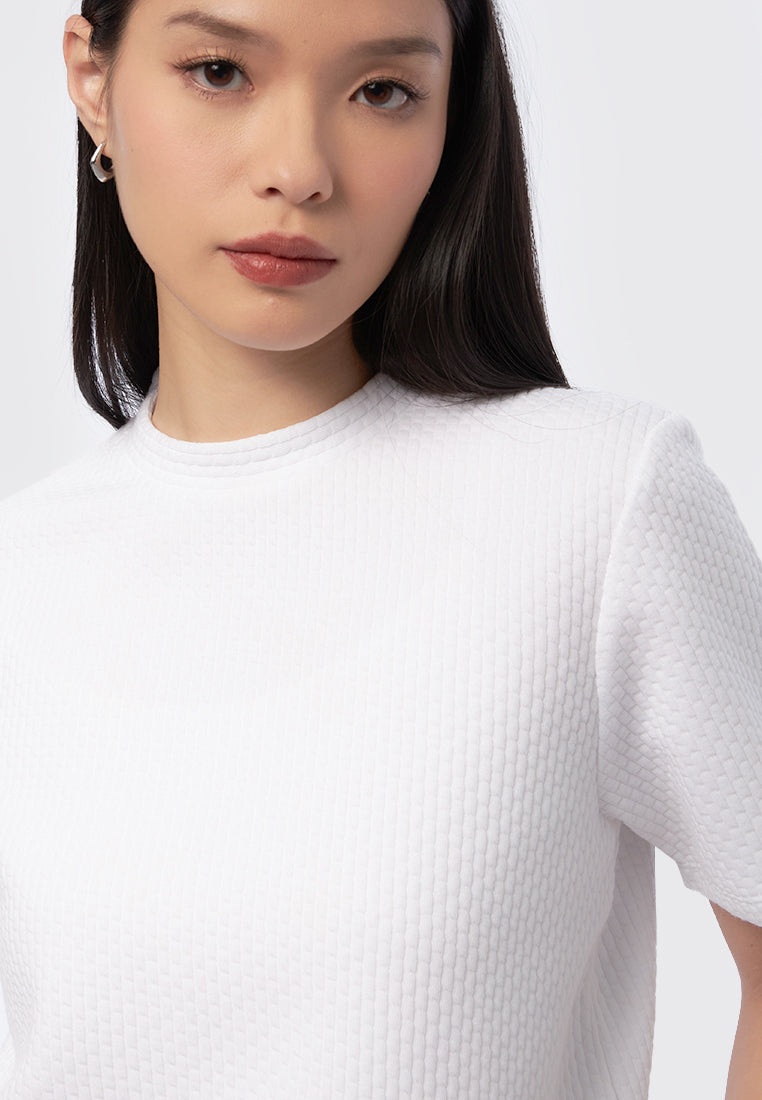 Round Neck Knit Top