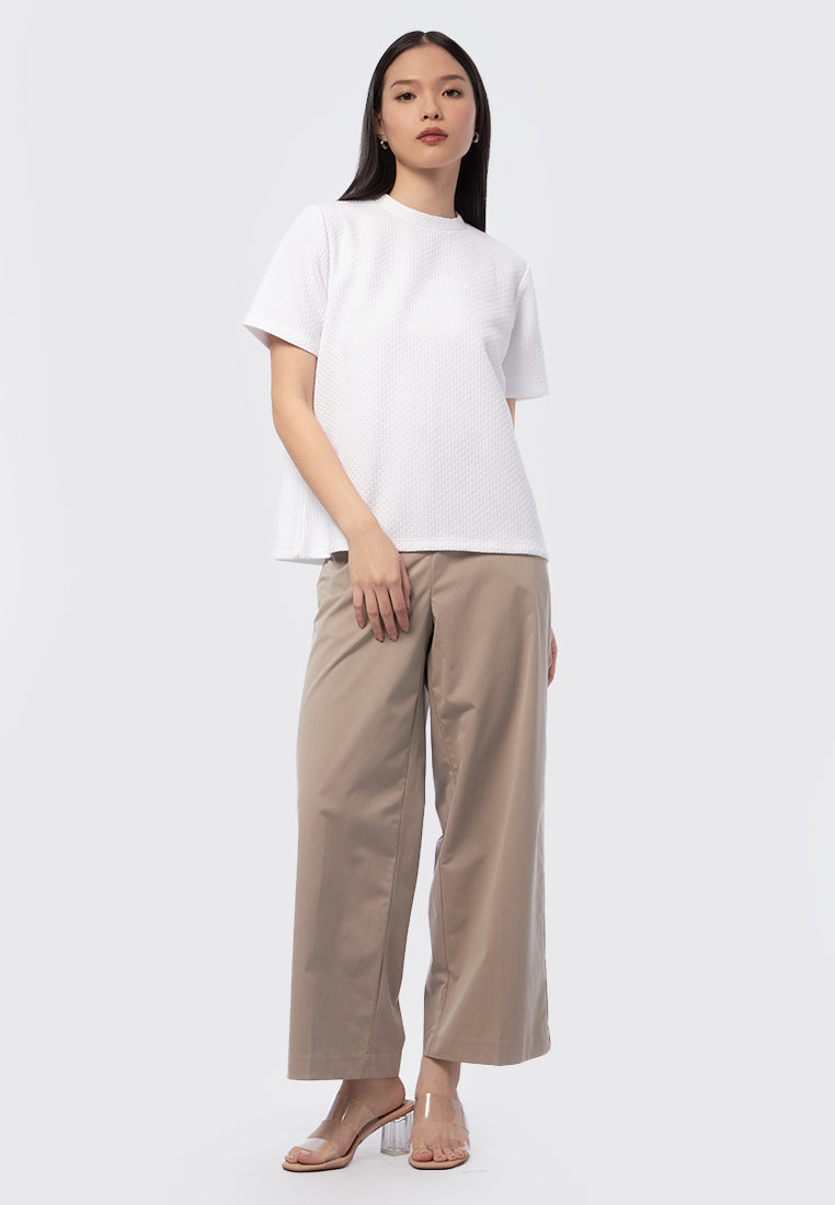 Round Neck Knit Top
