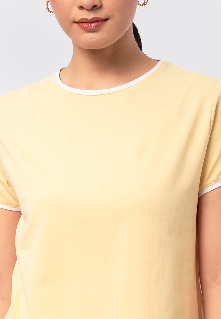 Contrast Short Sleeve T-Shirt