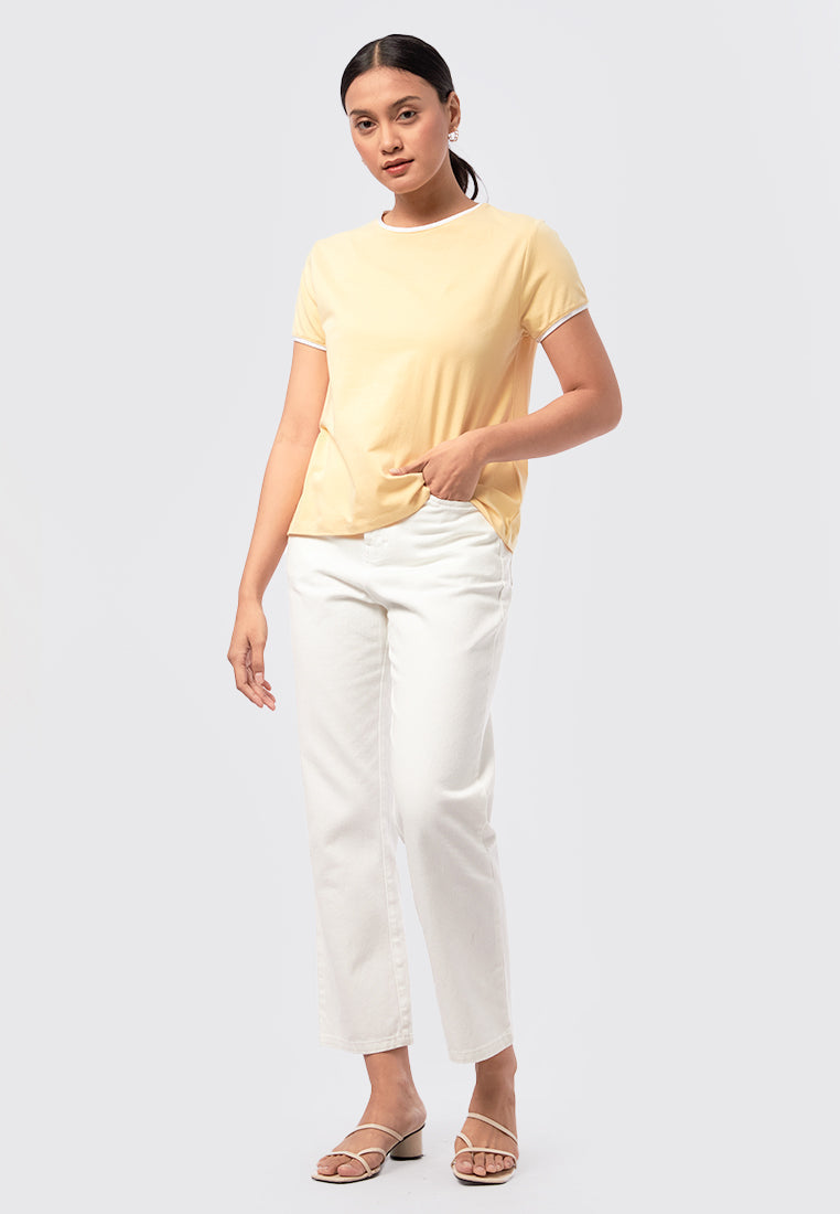 Contrast Short Sleeve T-Shirt