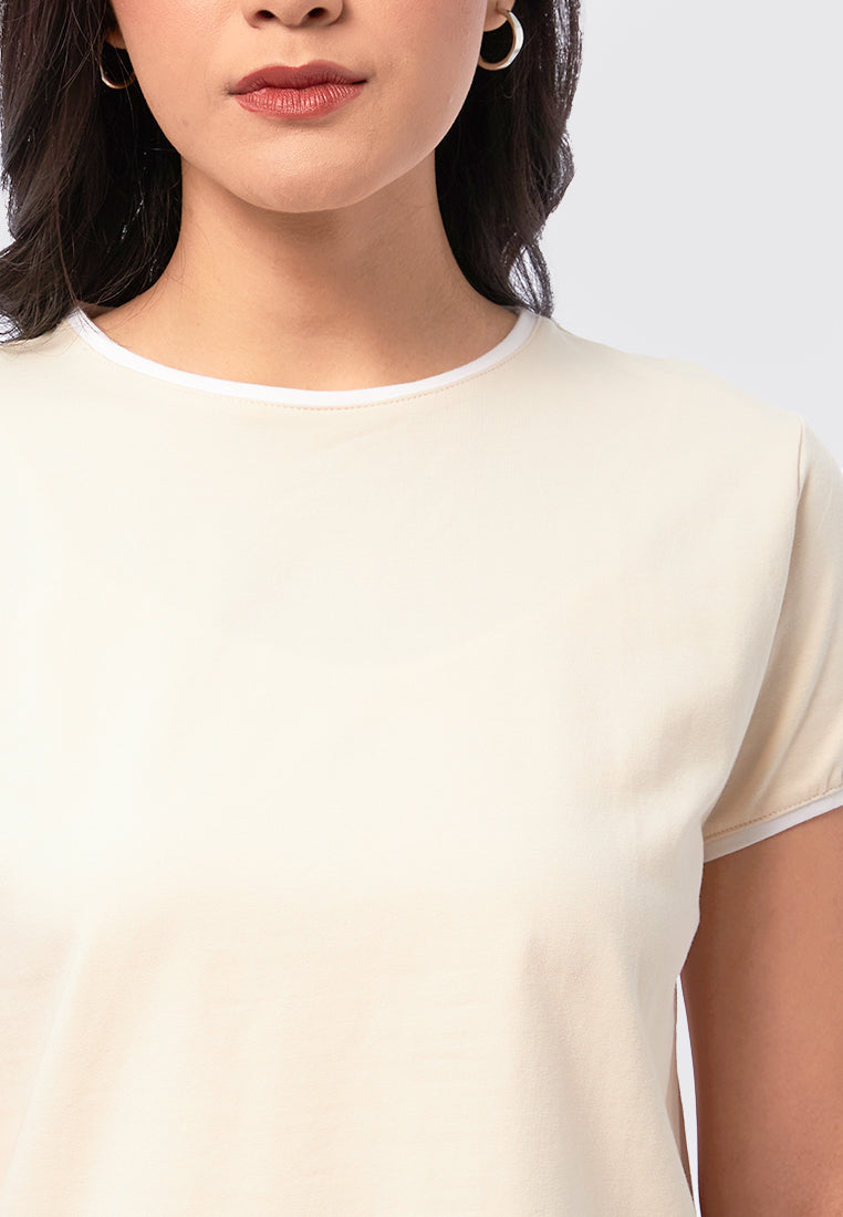 Contrast Short Sleeve T-Shirt