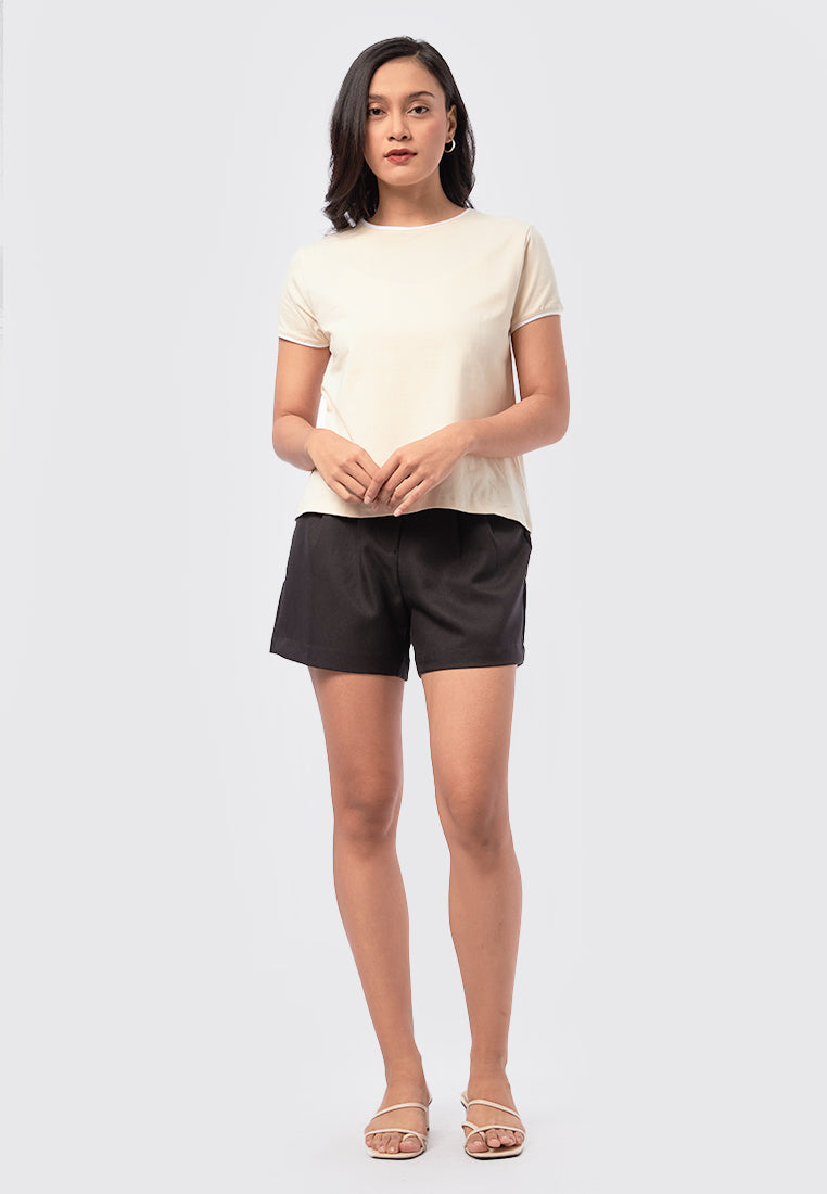 Contrast Short Sleeve T-Shirt