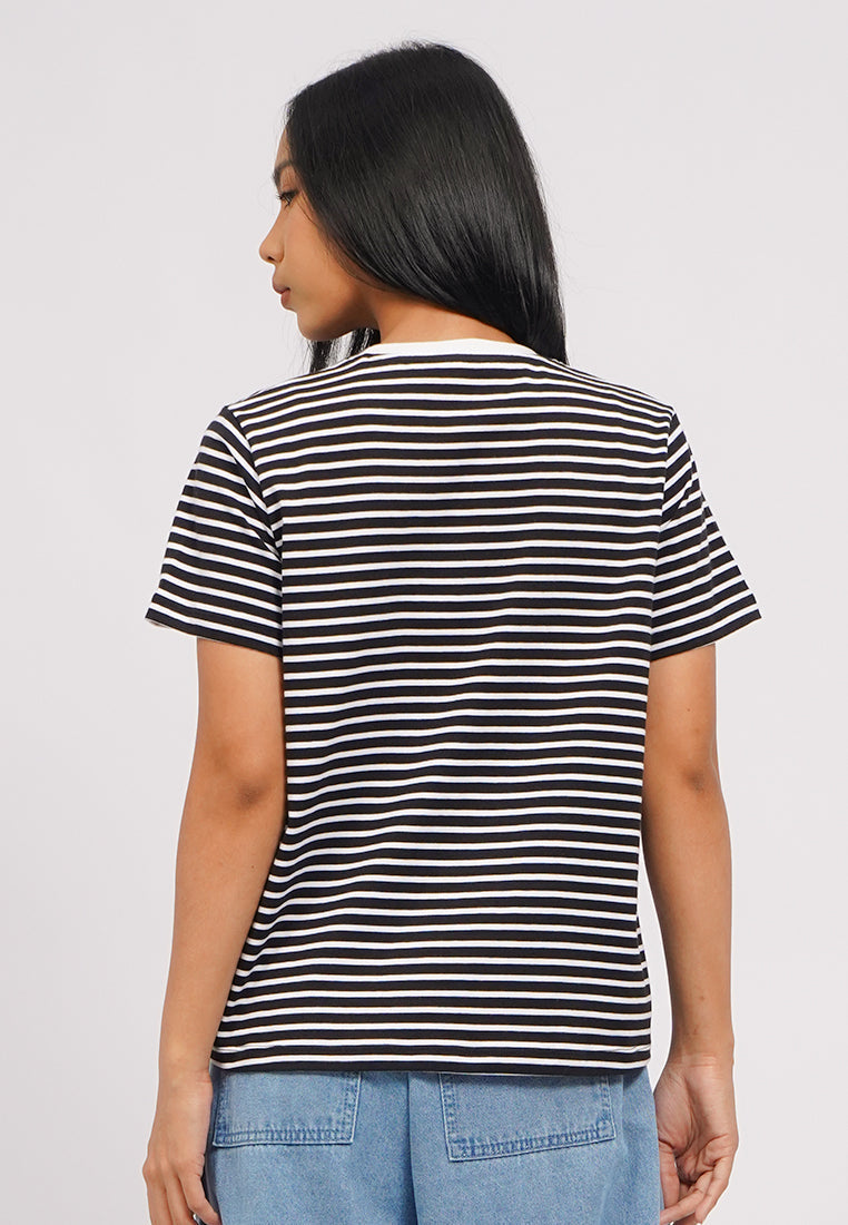 Regular Fit Short Sleeve Stripe T-Shirt