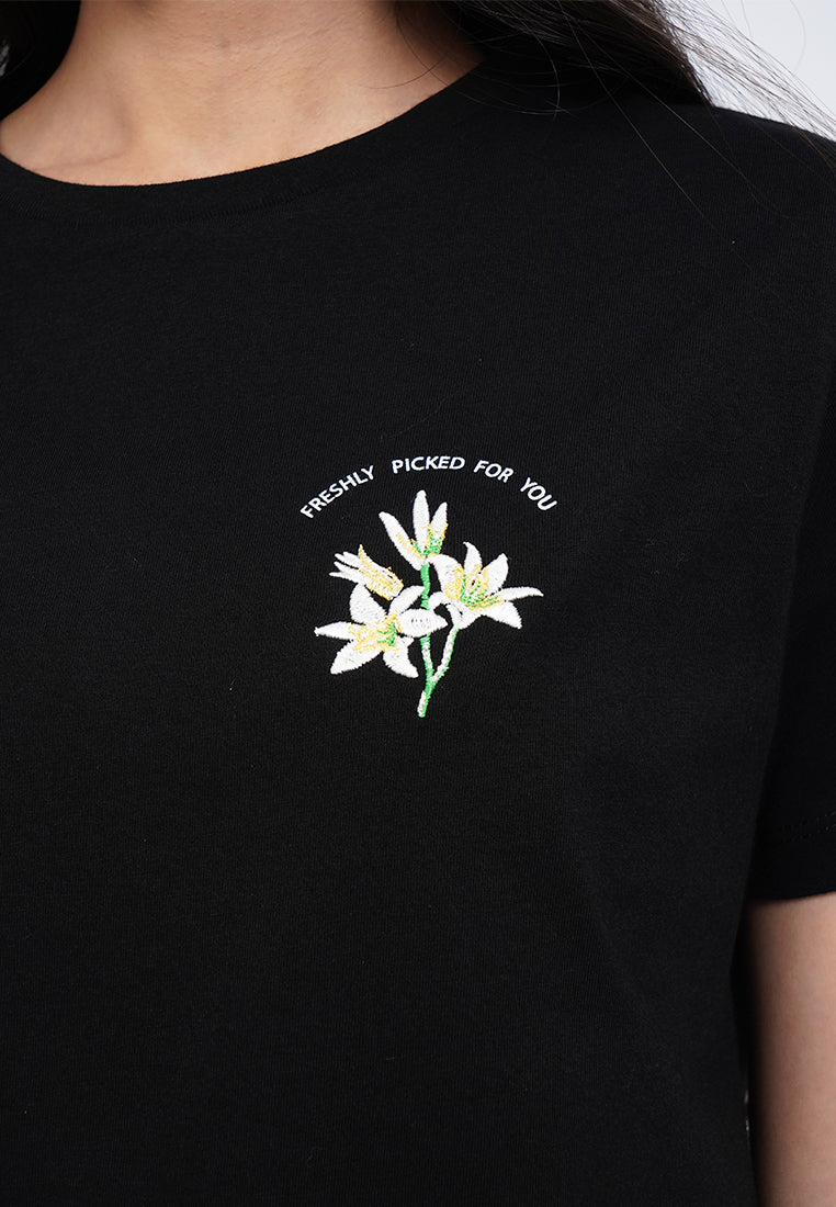 Short Sleeve Embroidered T-Shirt