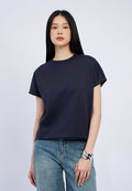 Button Details Boxy Top
