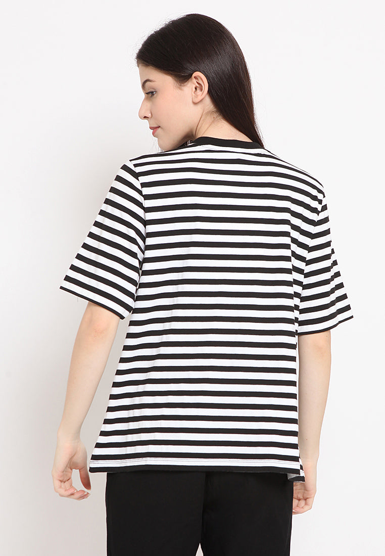 Striped Short Sleeves Tees