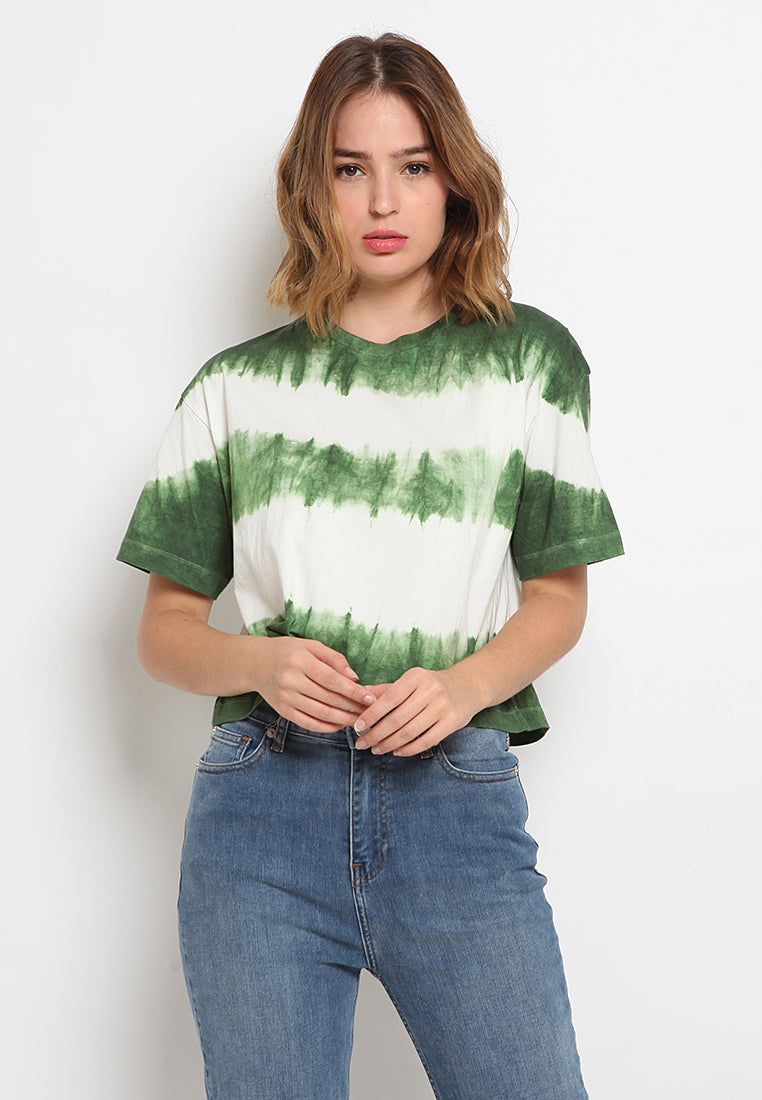 Tie Dye Short Sleeve Top