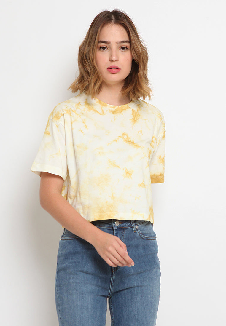 Tie Dye Short Sleeve Top