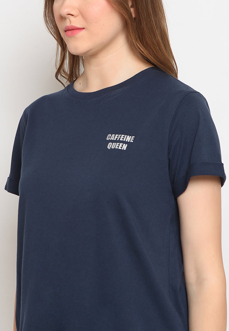 Round Neck Printed T-Shirt