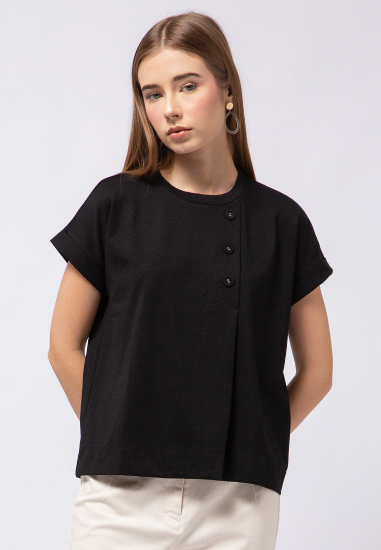 Button on Chest Top