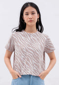 Printed Short Sleeve Top