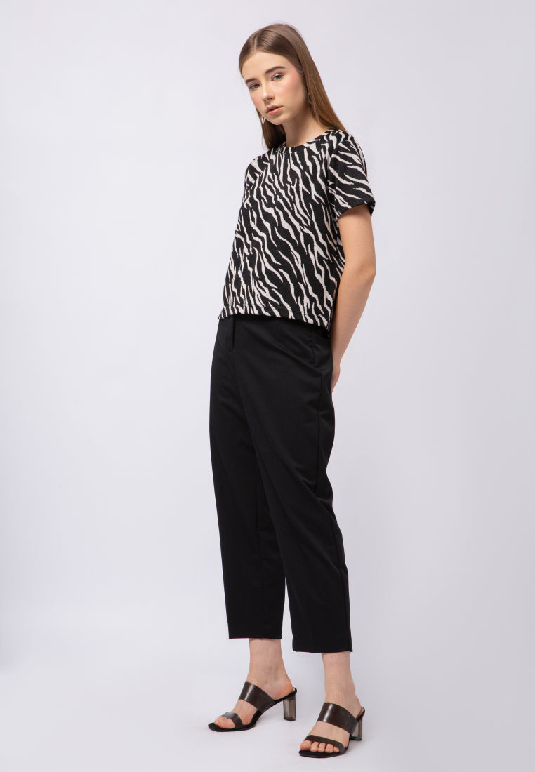 Short Sleeve Printed Top