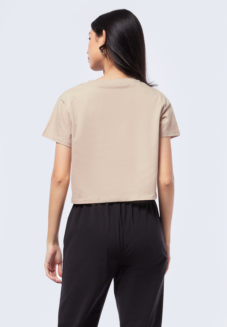 Short Sleeve Graphic Crop T-Shirt