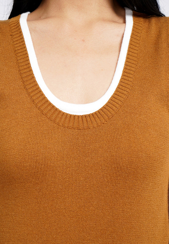 Layered Scoop Neck Tank Top