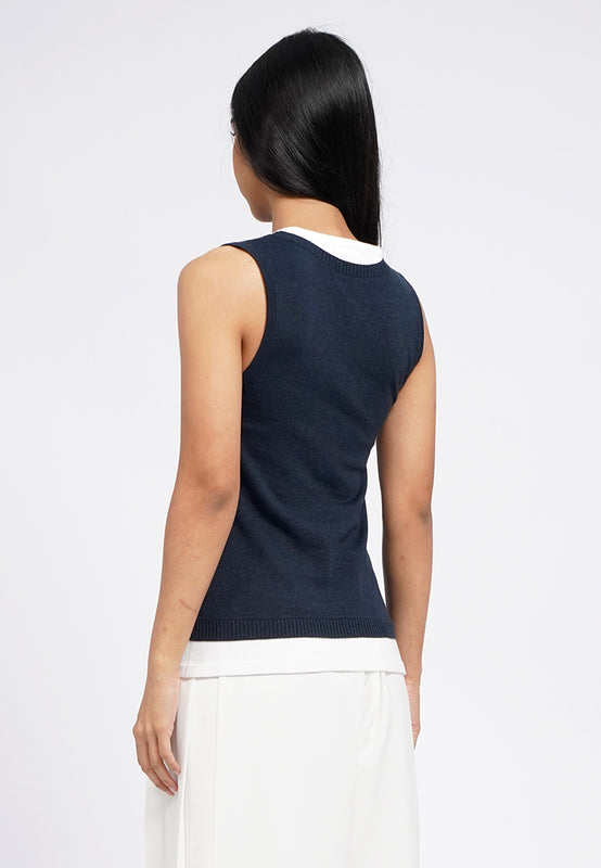 Layered Scoop Neck Tank Top