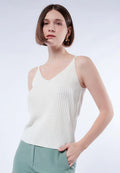 V-Neck Knit Tank Top