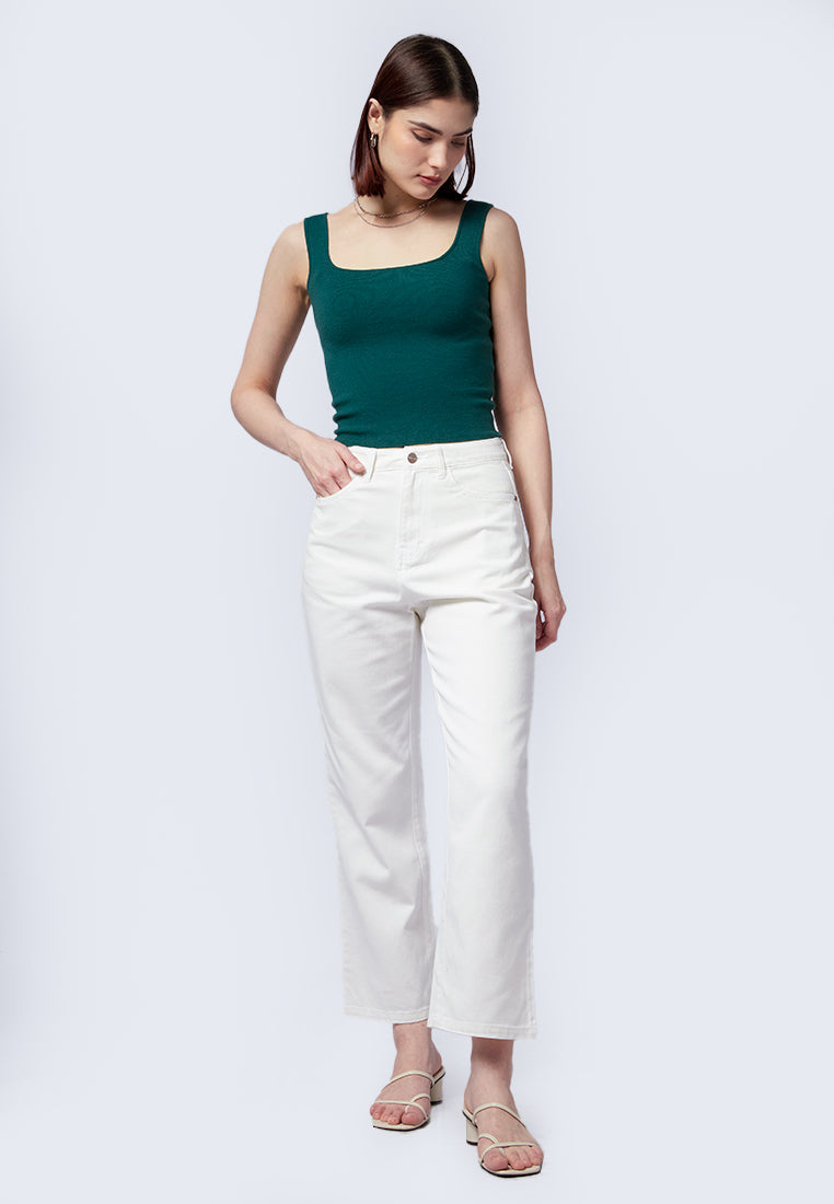 Soft Touch Knit Tanktop Emerald