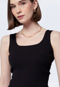 Scoop Neck Knit Tanktop