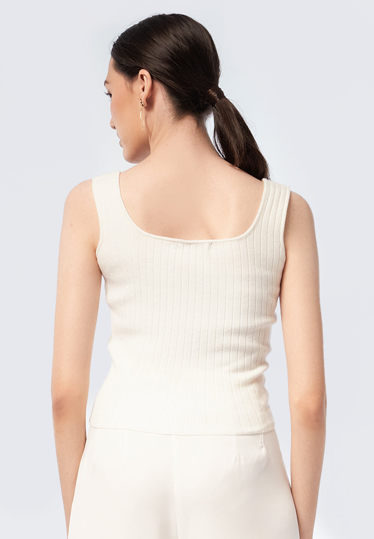 Sleeveless Knit Top