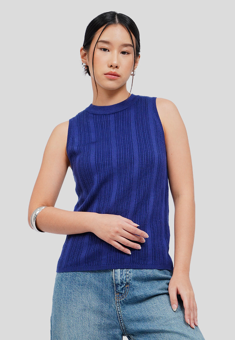 Textured Sleeveless Top