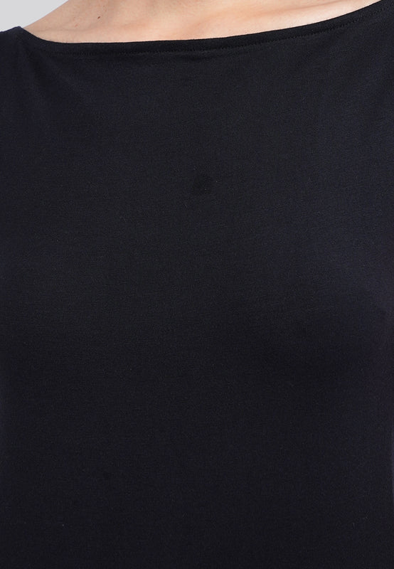 Sleeveless Boat Neck Active Top