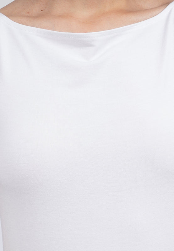 Sleeveless Boat Neck Active Top