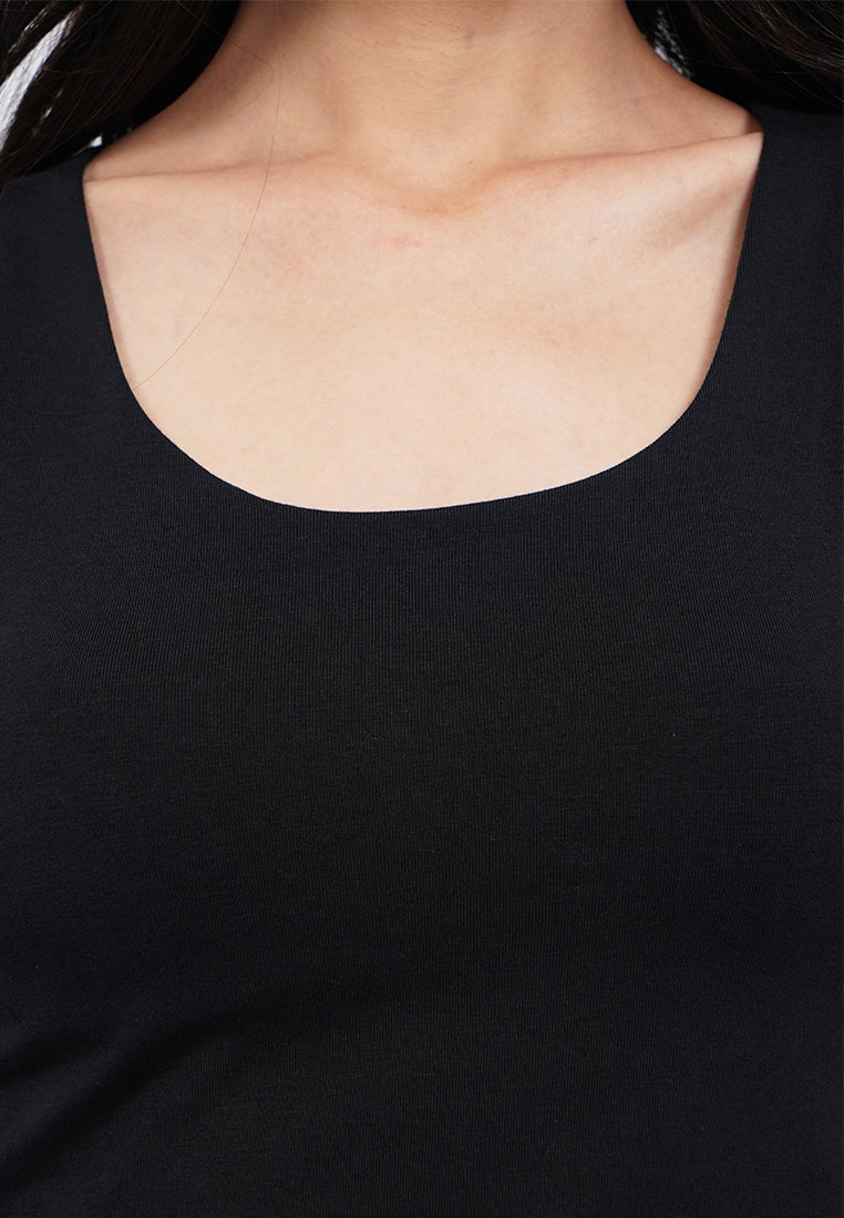 Round Neck Sleeveless Bra Top
