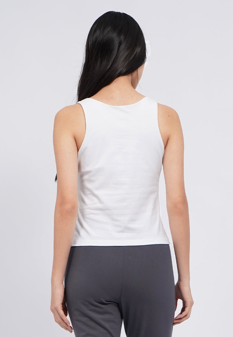 Round Neck Sleeveless Bra Top