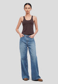 Fitted Tank Top with Bra Pads