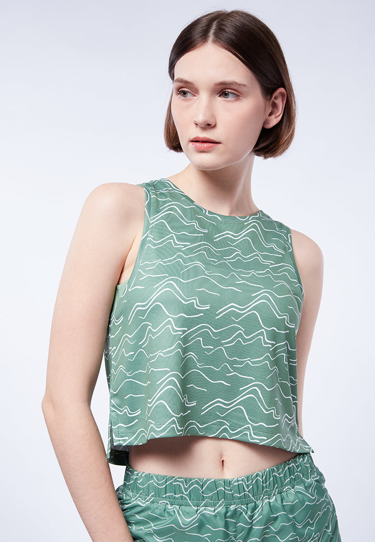 Printed Sleeveless Sport T-Shirt