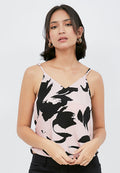 Printed Camisole with Adjustable Strap