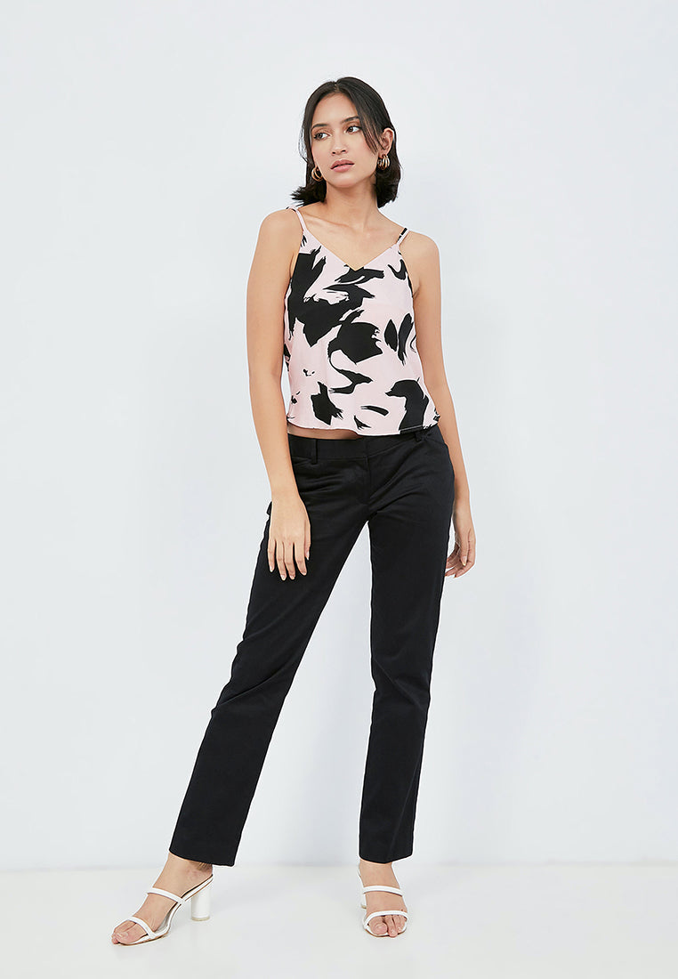 Printed Camisole with Adjustable Strap