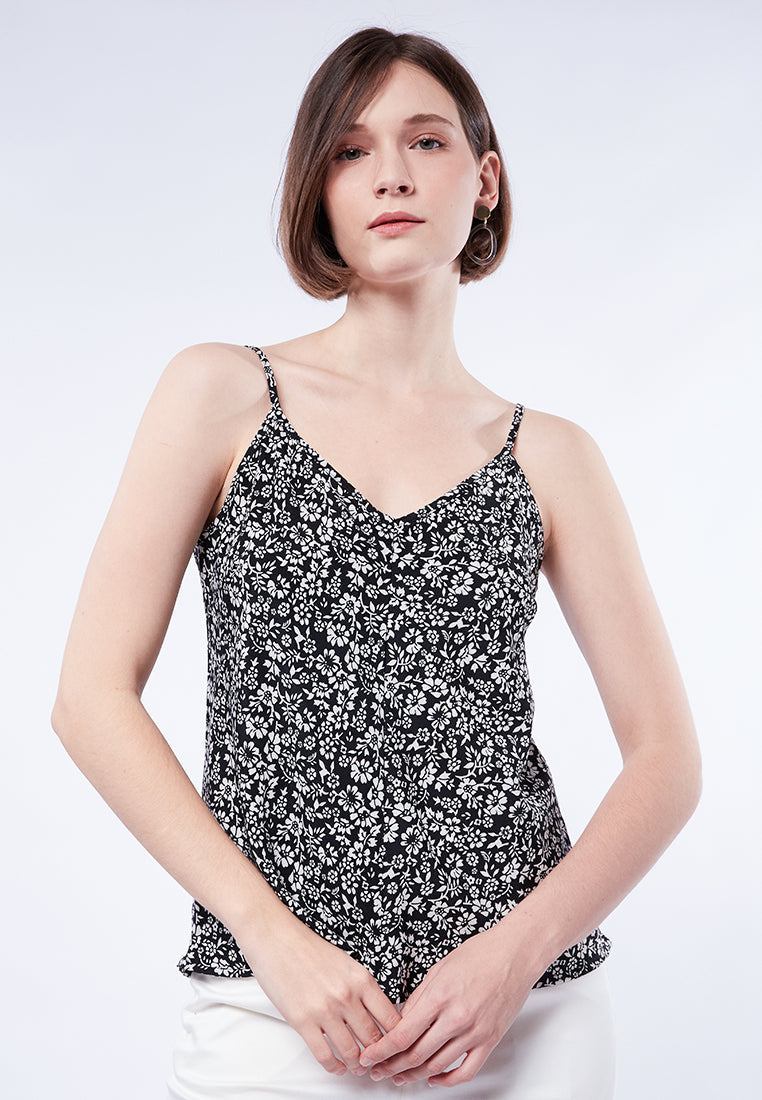 Printed V-Neck Camisole