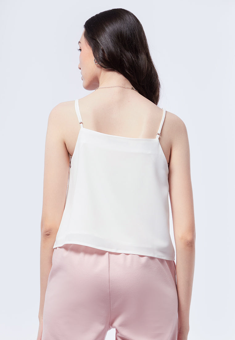 Square Neck Camisole with Button