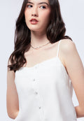 Square Neck Camisole with Button