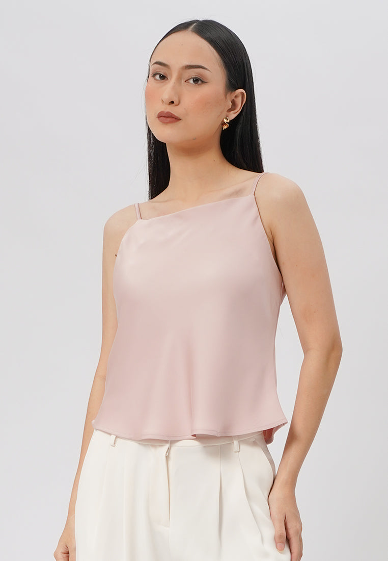 Cropped Silk Camisole