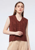 Textured Knit Vest