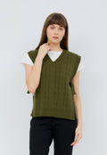 Cable Knit Sweater Vest