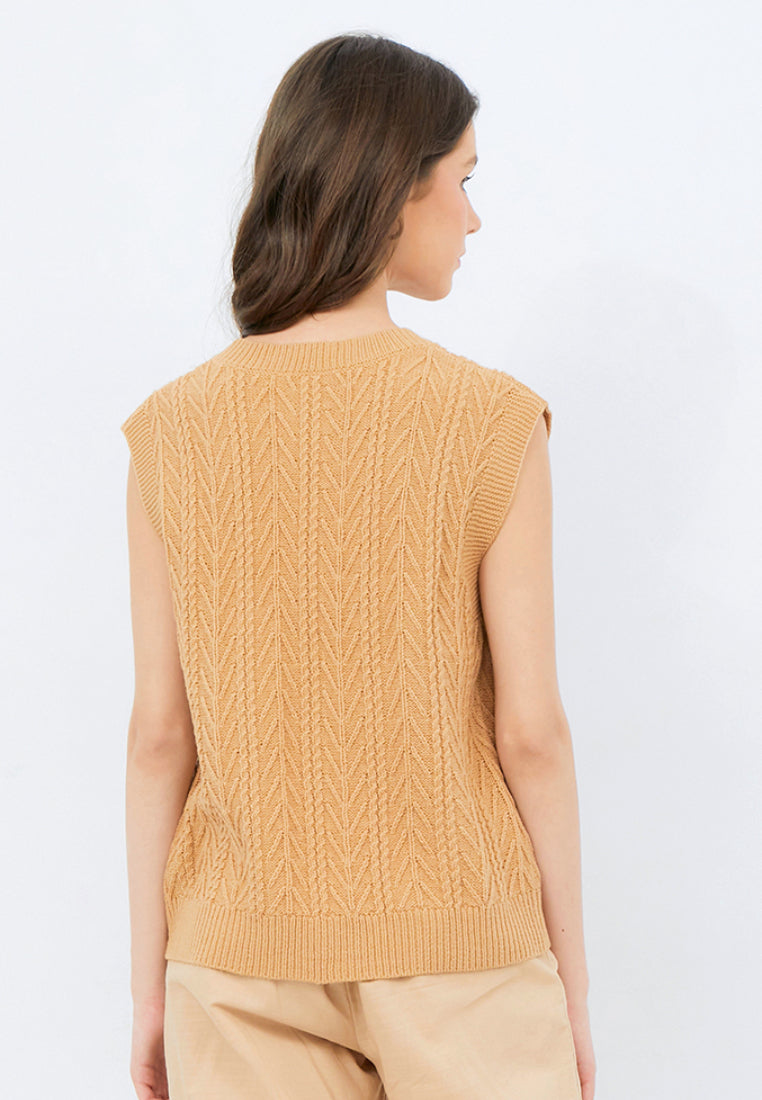 Regular Fit Knit Vest