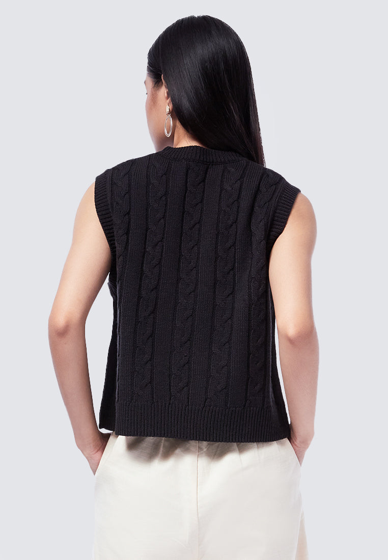 Cable Knit Vest