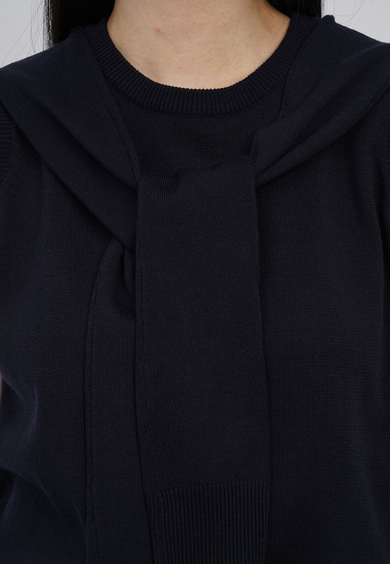 Layered Sleeveless Knit Top