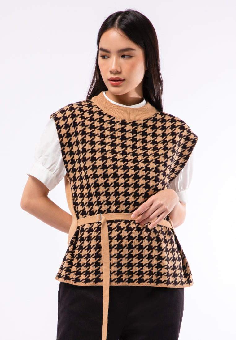 Printed Knit Vest